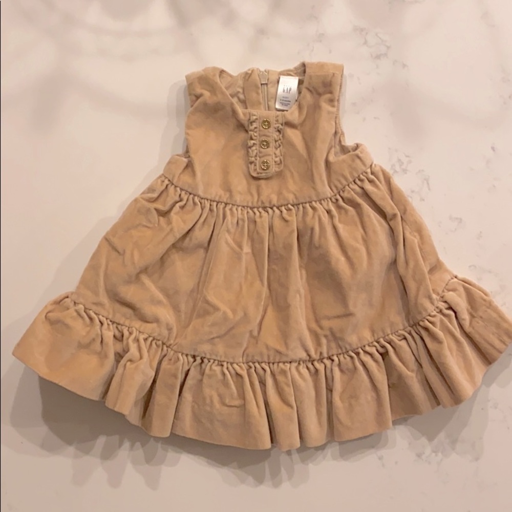 Baby gap velvet dress and with crocheted cardigan - Picture 3 of 4